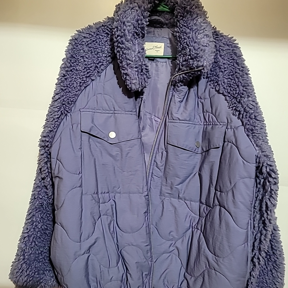 Universal Thread Women's Lavender Teddy Jacket - image 2